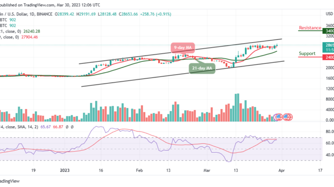 Bitcoin Price Prediction for Today, March 30: BTC/USD Bounces Above $29,000 Level